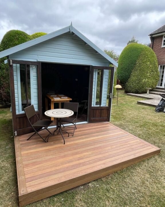 Project - Ipe Tropical Hardwood Decking for Summer House – Merley Dorset Project - Ipe Tropical Hardwood Decking for Summer House – Merley Dorset