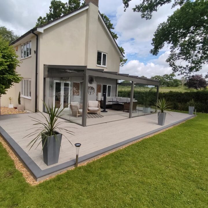 Project - Millboard Decking with Plas-Pro Frame - Furzehill Dorset completed