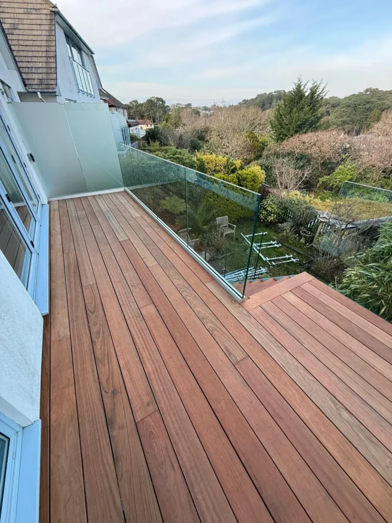 Raised Jatoba balcony decking8